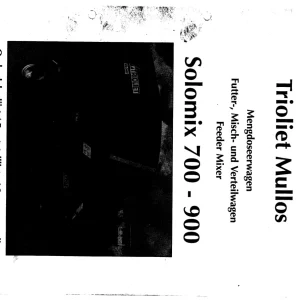 Trioliet Solomix1 7 9 92177 2 01 Parts Manual
