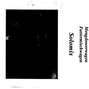 Trioliet Solomix1 800 1400 92125 0 01 Parts Manual