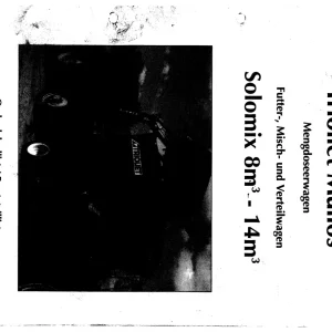 Trioliet Solomix1 800 1400 92125 2 01 Parts Manual