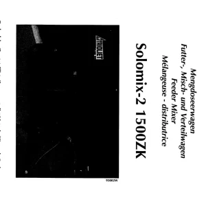 Trioliet Solomix2 1500 Zk 92201 1 01 Parts Manual