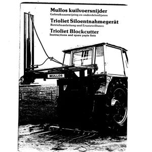 Trioliet Spatengeraet Parts Manual