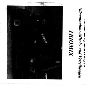 Trioliet Triomix 03 92126 2 01 Parts Manual