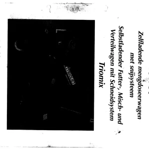 Trioliet Triomix 04 92126 3 01 Parts Manual
