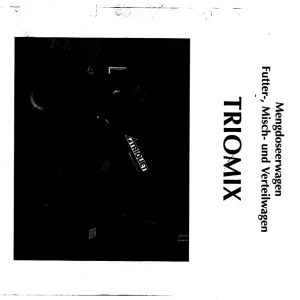 Trioliet Triomix 05 92126 4 01 Parts Manual