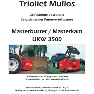 Trioliet Ukw 3500 Masterbuster 06 92123 5 01 Parts Manual