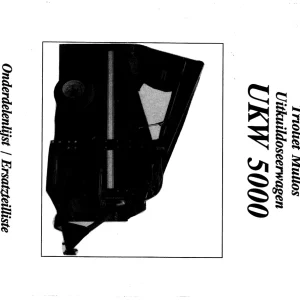 Trioliet Ukw 5000 03 92026 2 01 Parts Manual