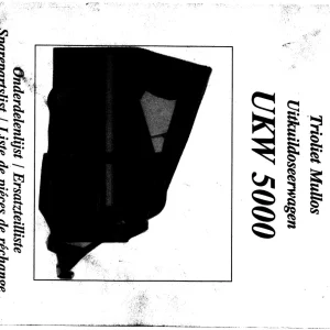 Trioliet Ukw 5000 04 92068 0 04 Parts Manual
