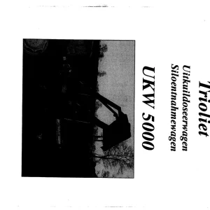 Trioliet Ukw 5000 07 92094 1 06 Parts Manual