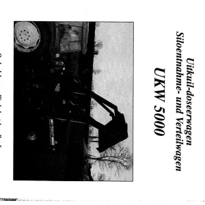 Trioliet Ukw 5000 08 92094 2 06 Parts Manual