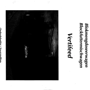 Trioliet Vertifeed 02 92124 1 01 Parts Manual