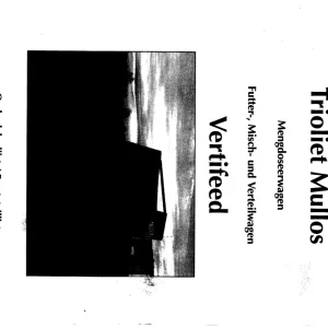 Trioliet Vertifeed 03 92124 2 01 Parts Manual