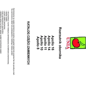 Unia Apollo 16 14 11 10 8 Parts Manual