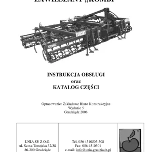 Unia Kombi 2008 Parts Manual