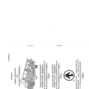 Unia U702 705 Parts Manual