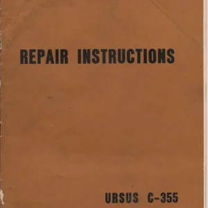Ursus C355 Service Manual