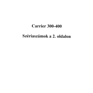 Vaderstad 300 400 Parts Manual