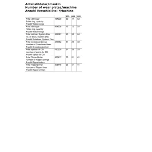Vaderstad Cr 500 650 820 Parts Manual