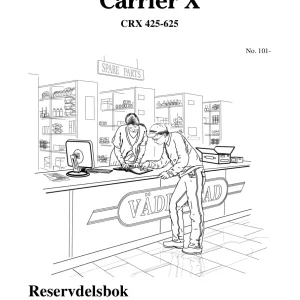 Vaderstad X Crx 425 625 2011 Parts Manual