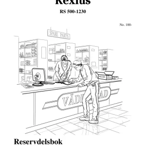 Vaderstad Rexius Rs 500 1230 2011 Parts Manual