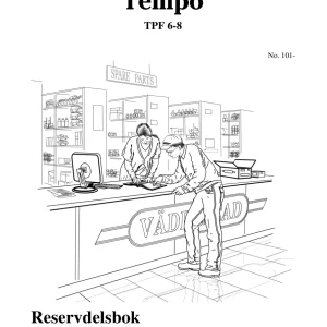 Vaderstad Tempo Tpf 6 8 2012 Parts Manual