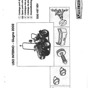 Valpadana 1330 Parts Manual