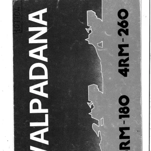 Valpadana 4Rm 180 260 Service Manual