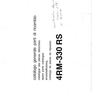 Valpadana 4Rm 330 Rs Parts Manual