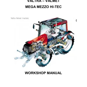 Valtra-Valmet Valtra Valmet 6000 8750E Service Manual
