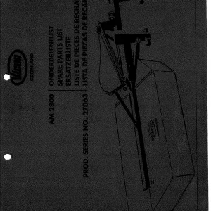Vicon Am2800 Parts Manual