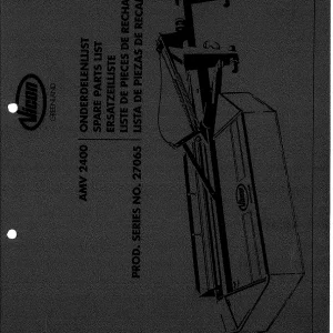 Vicon Amv2400 Parts Manual