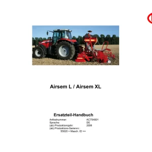 Vicon Airsem L Airsem Xl 2008 Parts Manual