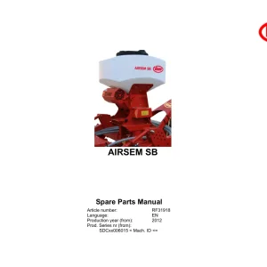 Vicon Airsem Sb 2012 Parts Manual