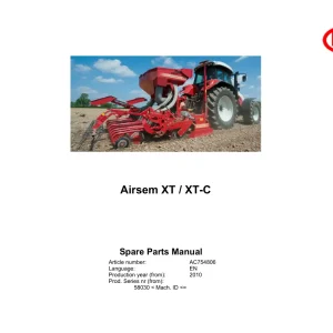 Vicon Airsem Xt Airsem Xt C 2010 Parts Manual