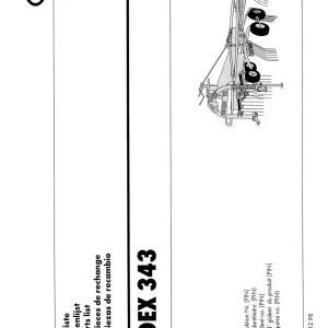 Vicon Andex 343 Parts Manual