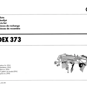 Vicon Andex 373 Parts Manual