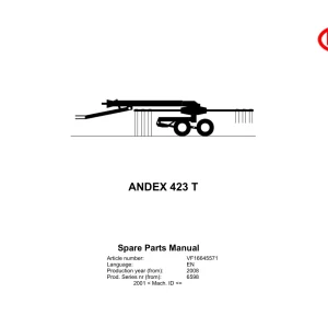 Vicon Andex 423T 2008 Parts Manual