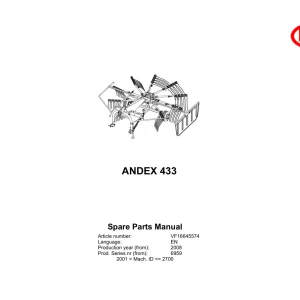 Vicon Andex 433 2008 Parts Manual
