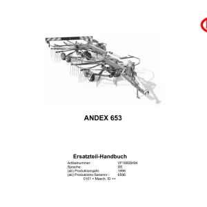 Vicon Andex 653 1998 Parts Manual