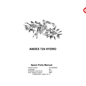 Vicon Andex 724 2012 Parts Manual