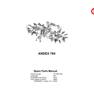 Vicon Andex 764 2010 Parts Manual