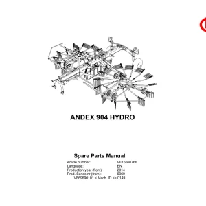 Vicon Andex 904 2014 Parts Manual