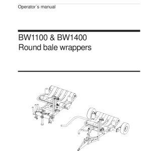 Vicon Bw1100 Bw1400 Operators Manual