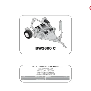 Vicon Bw2600C 2011 Parts Manual