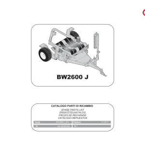 Vicon Bw2600J 2011 Parts Manual