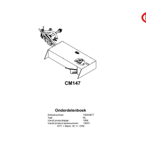 Vicon Cm147 1994 Parts Manual