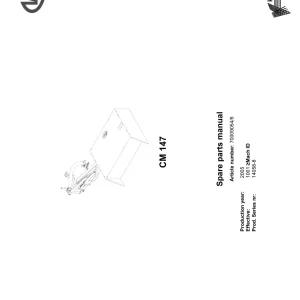 Vicon Cm147 2005 Parts Manual