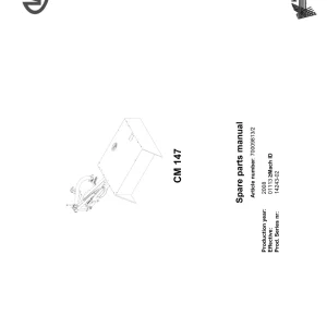 Vicon Cm147 2008 Parts Manual