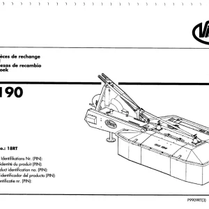 Vicon Cm190 Parts Manual