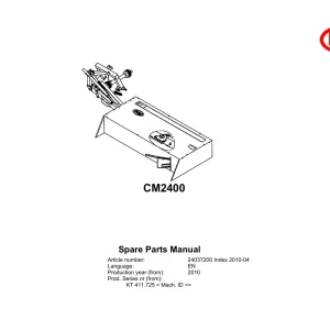 Vicon Cm2040 2010 Parts Manual