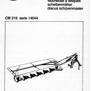 Vicon Cm216 Parts Manual